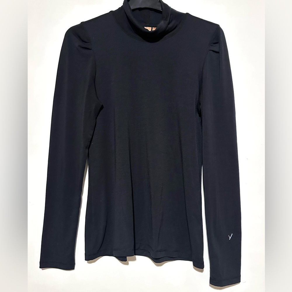 INDYEVA Matara Long Sleeve Mock Neck Top Small